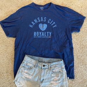 ‘47 Brand Kansas City Royals 2015 World Champions KC Royalty Shirt